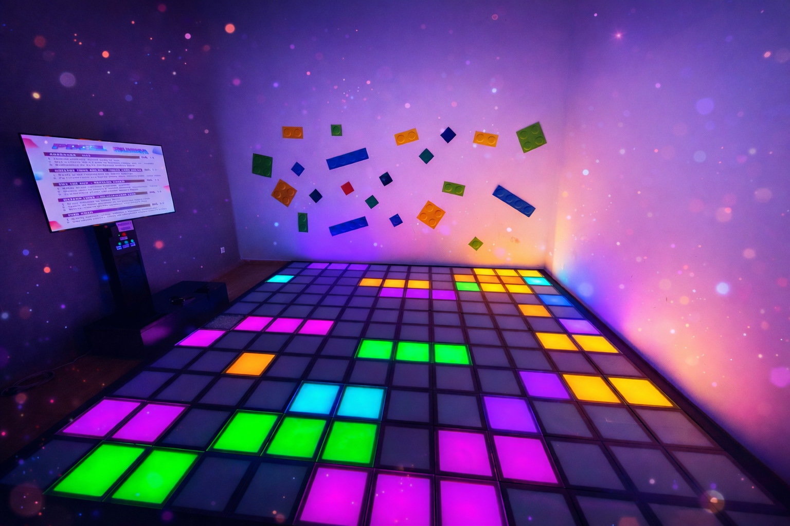 Pixel Rush Jelenia Góra – interaktywna podłoga LED w Fun Park (Galeria Nowy Rynek)